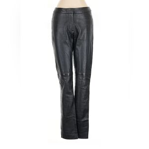 Women's Black Skinny Leather Pants
